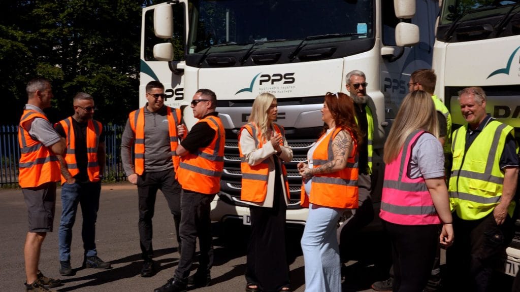A team ready for HGV Driver Jobs in Cumbernauld