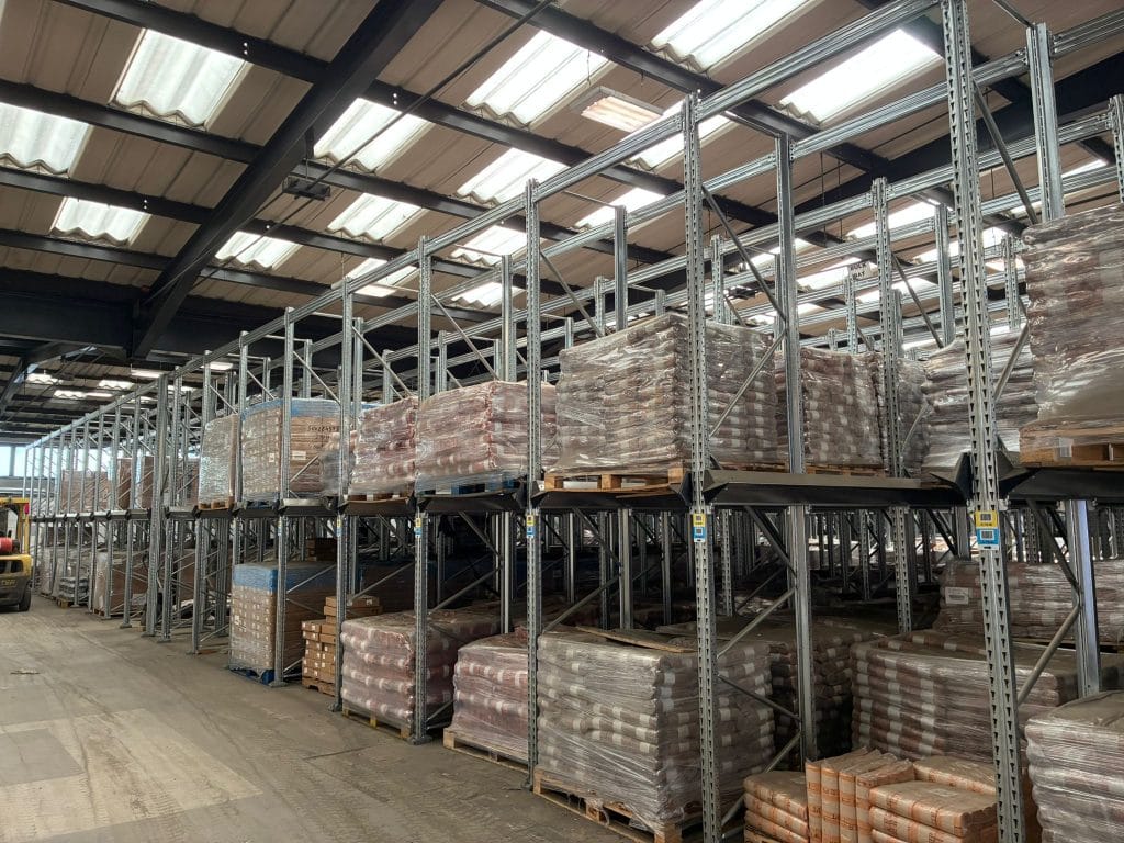Racking for the Cumbernauld warehouse contract