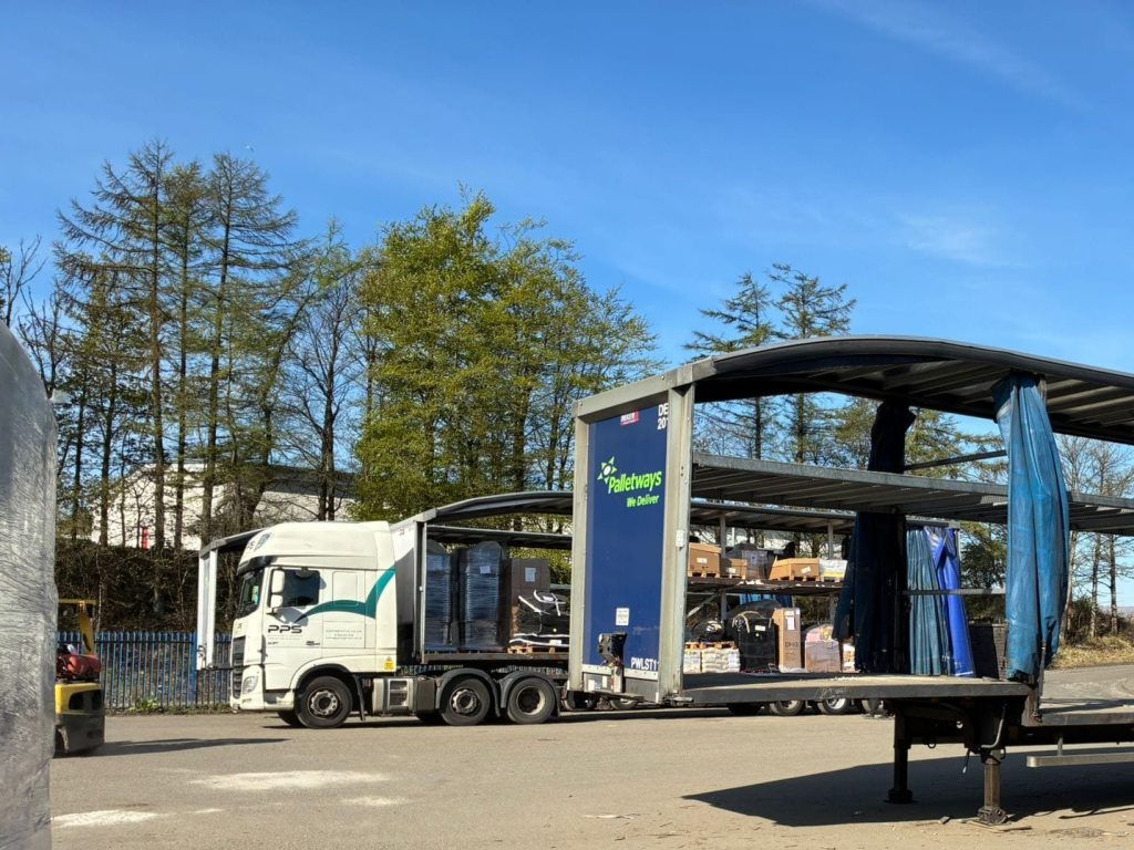 Trailers used for HGV Class 1 Driver Jobs Scotland