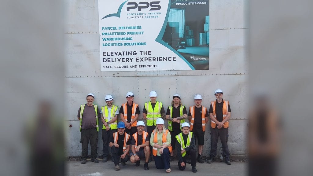 The Kilmarnock Team that helped PPS achieve Palletways Triple Platinum