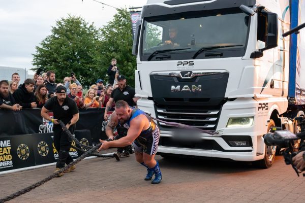 A PPS truck featuring in the UK's Strongest Man 2026